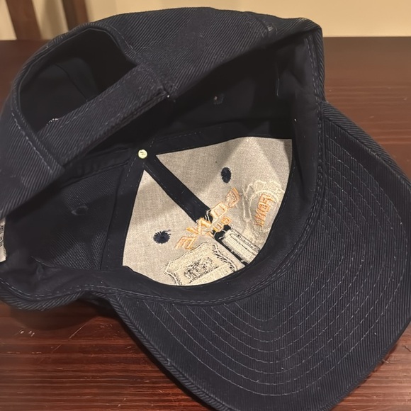 Navy Blue 9/11 Tribute gone but not forgotten 911 baseball cap embroidered NY - Picture 9 of 12